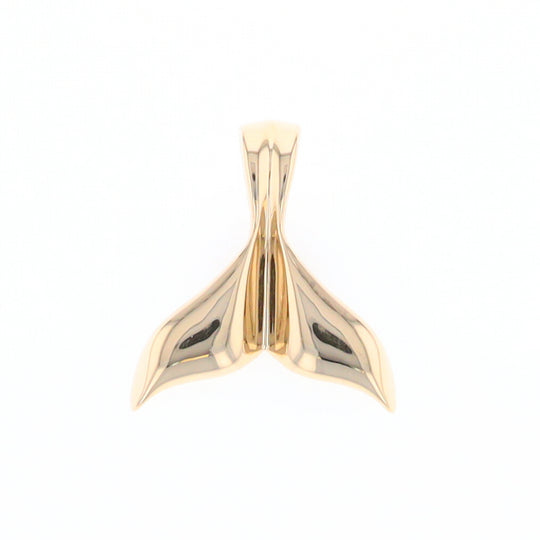 Whale Tail Necklaces Double Natural Nuggets Inlaid Sea Life Pendant