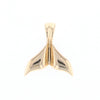 Whale Tail Necklaces Double Natural Nuggets Inlaid Sea Life Pendant