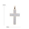 Meteorite Cross Pendant