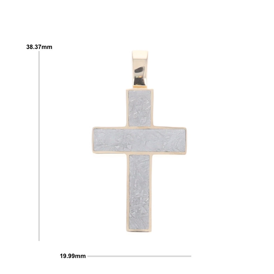 Meteorite Cross Pendant