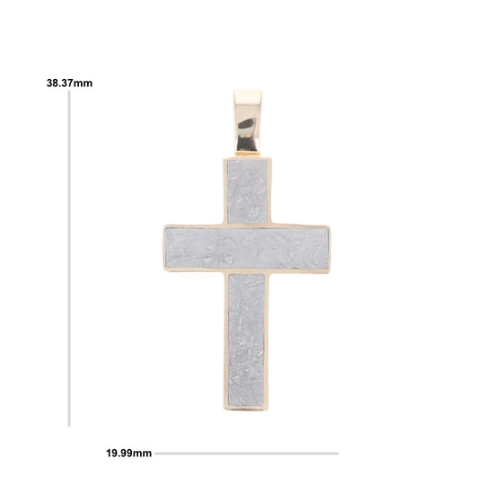 Meteorite Cross Pendant