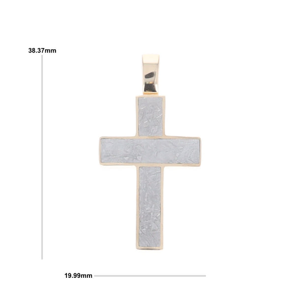 Meteorite Cross Pendant