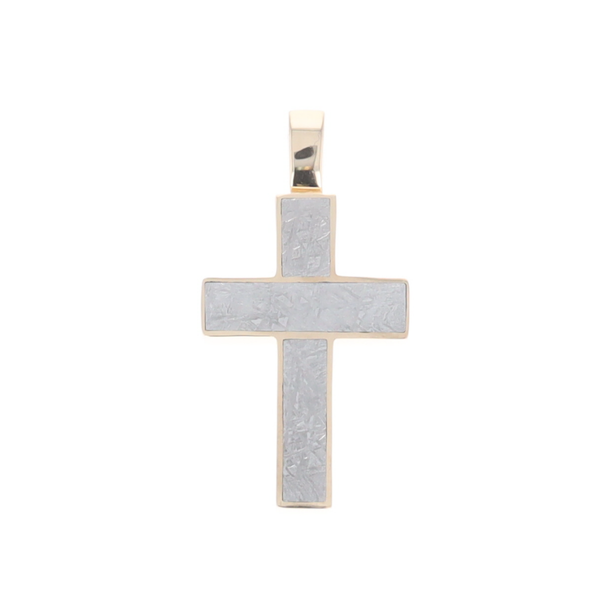 Meteorite Cross Pendant
