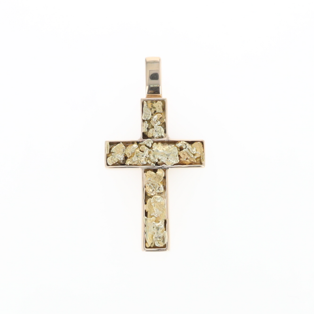 Nugget Cross Pendant