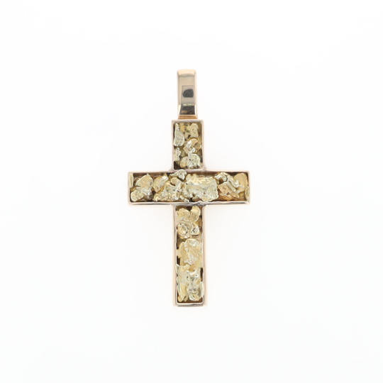 Nugget Cross Pendant