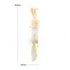 Gold Quartz Free Form Pendant