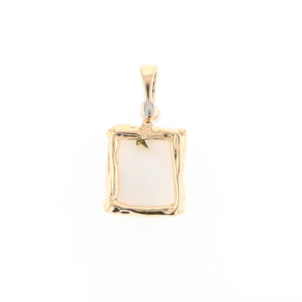 Gold Quartz Freeform Pendant (G2)