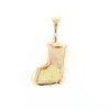 Gold Quartz Freeform Pendant (G2)