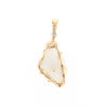 Gold Quartz Freeform Pendant (G2)