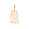 Gold Quartz Freeform Pendant  (G2)