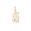 Gold Quartz Freeform Pendant  (G2)