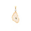 Gold Quartz Freeform Pendant (G2)