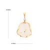 Gold Quartz Freeform Pendant  (G2)