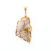 Gold Quartz Freeform Pendant (G2)