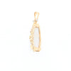 Rough Gold Quartz Freeform Pendant