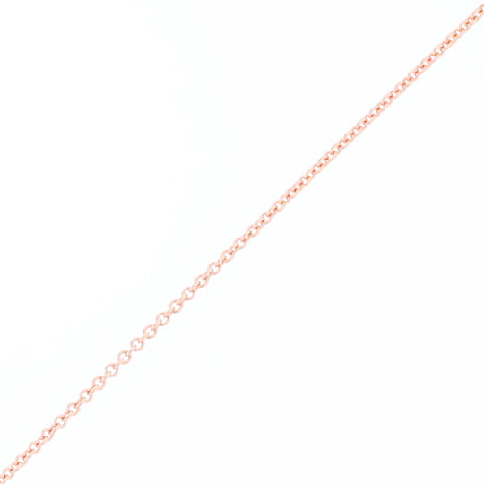 20" Rose Gold Adjustable Round Cable Chain