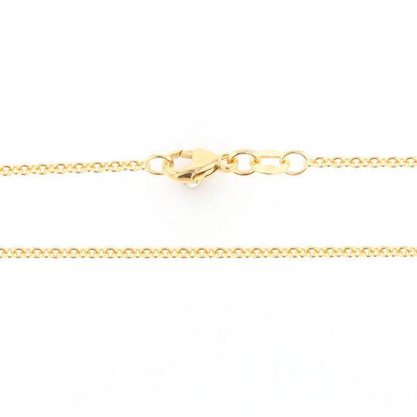 16" Yellow Gold Round Cable Chain