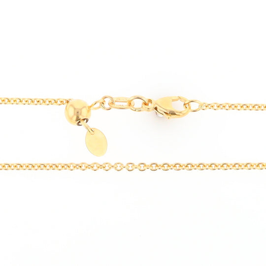 20" Gold Round Cable Adjustable Chain