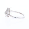 Diamond Hexagon Cluster Ring