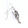 Silver Kokopelli Dangle Earrings