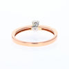 Rose Gold Oval Diamond Engagement Ring