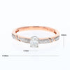 Rose Gold Oval Diamond Engagement Ring