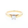 0.32ct Princess Cut Solitaire Diamond Engagement Ring