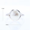 Solitaire Pearl Ring