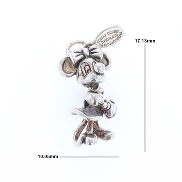 Sterling Silver Minnie Mouse Charm
