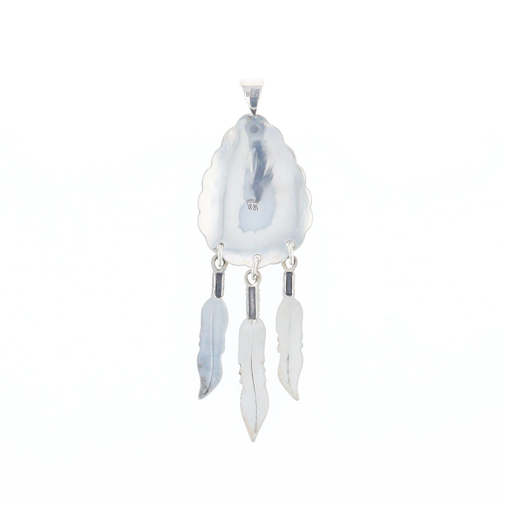 Native Feather Dangle Pendant