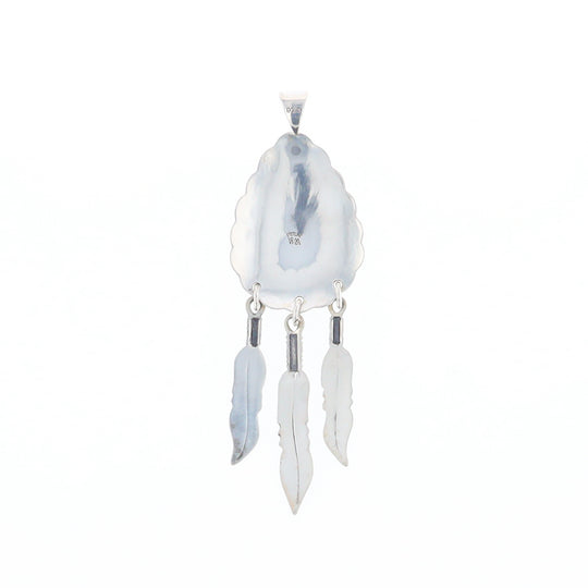 Native Feather Dangle Pendant