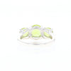 Three Peridot Ring