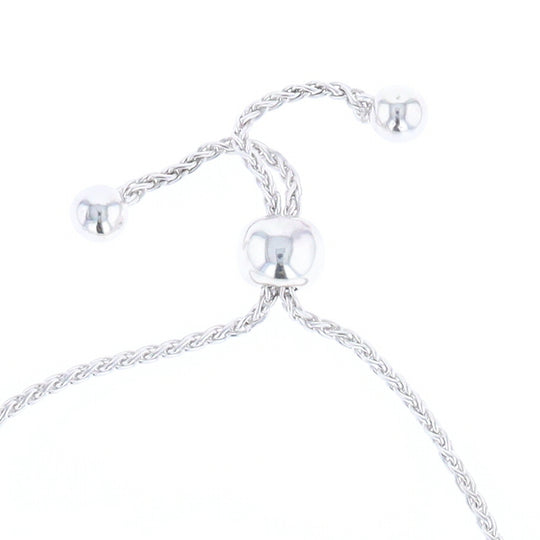 Bypass Diamond Bolo Bracelet