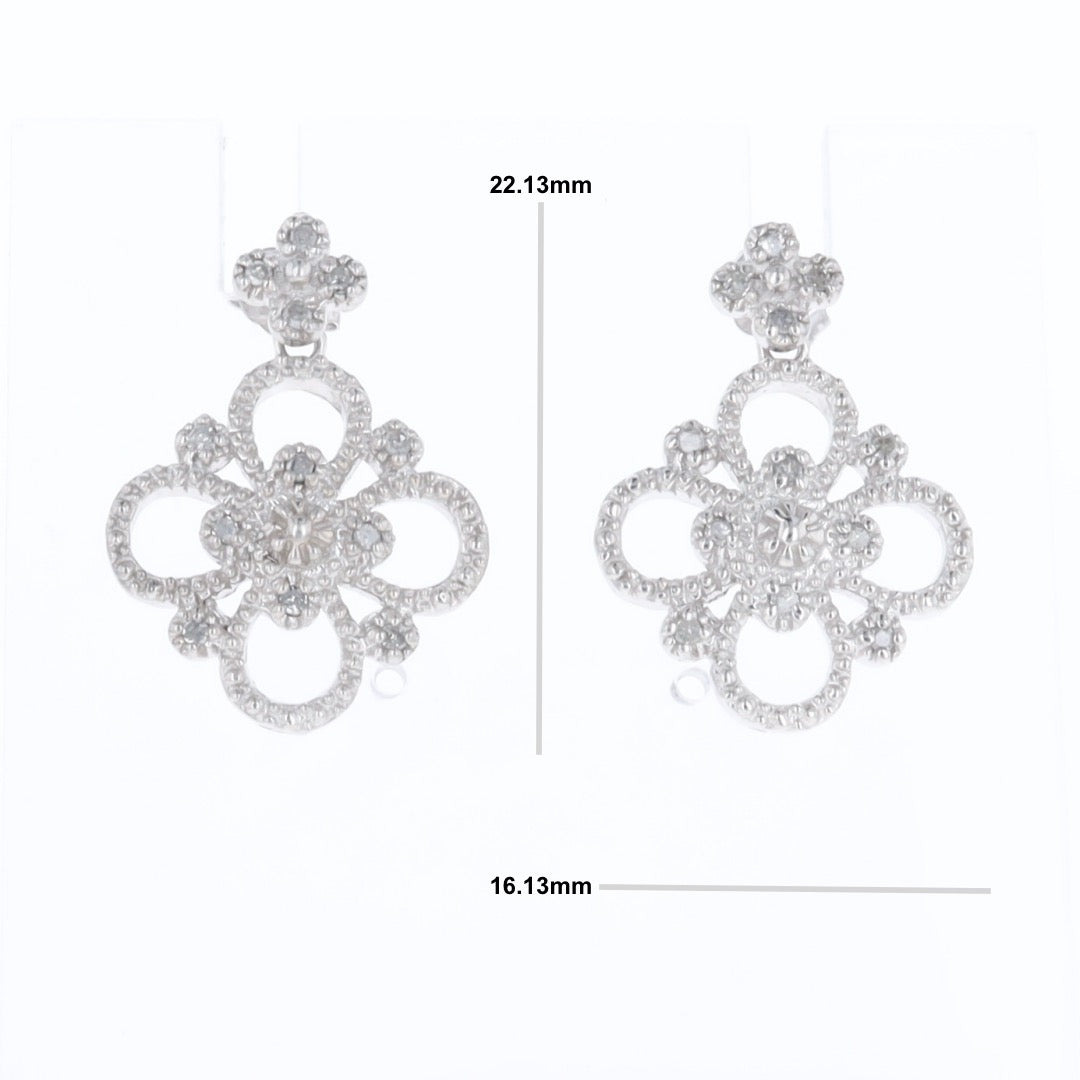 Floral Dangle Earrings