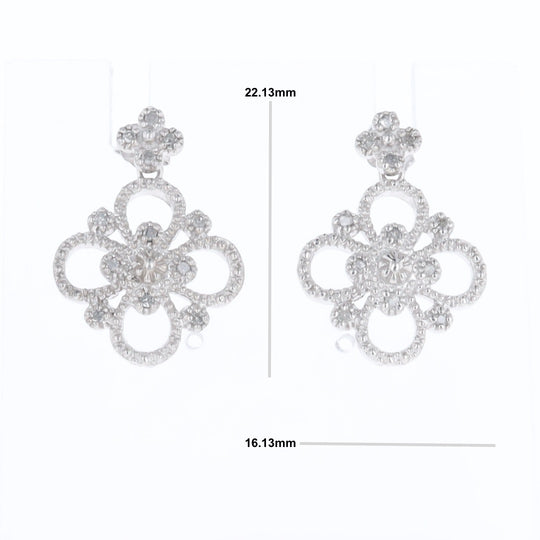 Floral Dangle Earrings