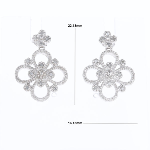 Floral Dangle Earrings