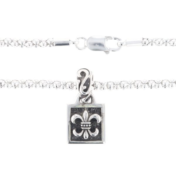 Fleur De Lis Charm Necklace