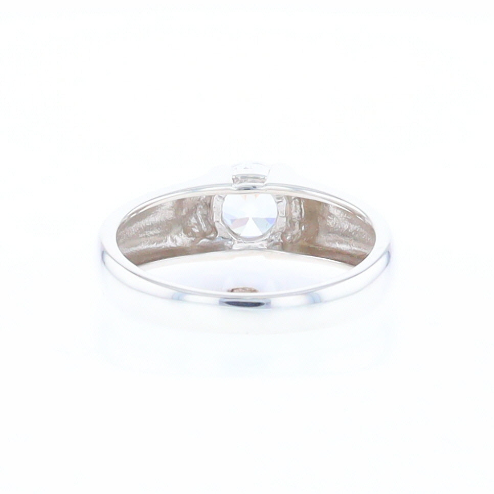 Cubic Zirconia Solitaire Ring