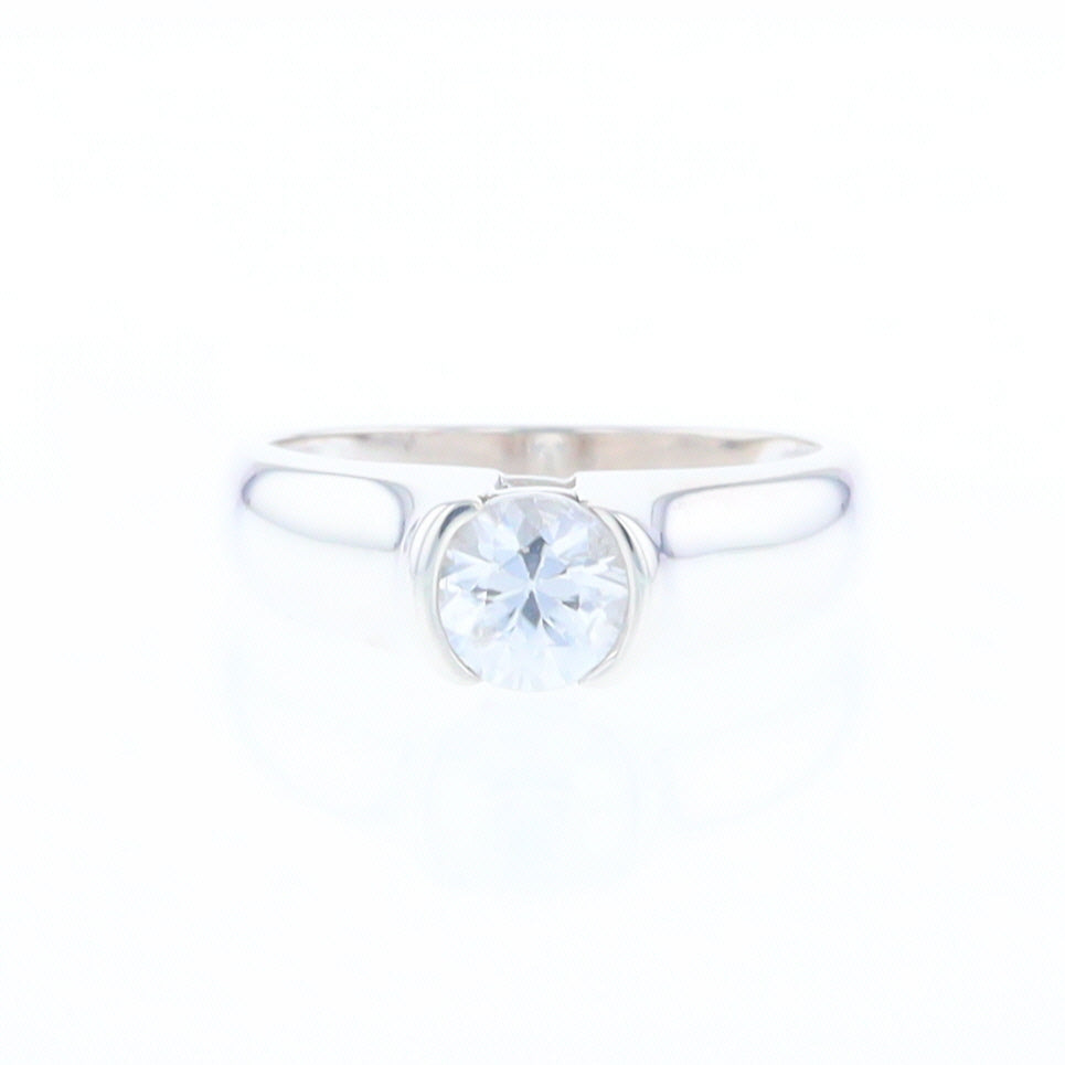 Cubic Zirconia Solitaire Ring