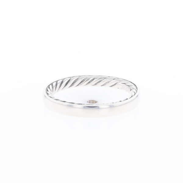 Sterling Silver Rope Decal Band