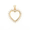 Diamond Halo Heart Pendant