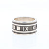 Tiffany & Co Sterling Silver Roman Numerals Ring