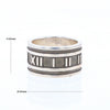 Tiffany & Co Sterling Silver Roman Numerals Ring