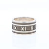 Tiffany & Co Sterling Silver Roman Numerals Ring