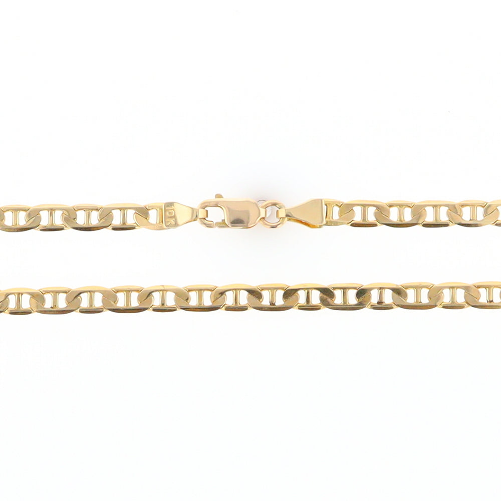 18" Yellow Gold Anchor Link Chain