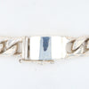 Sterling Silver Wide Figaro Bracelet