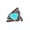 Triangle Design Turquoise Ring