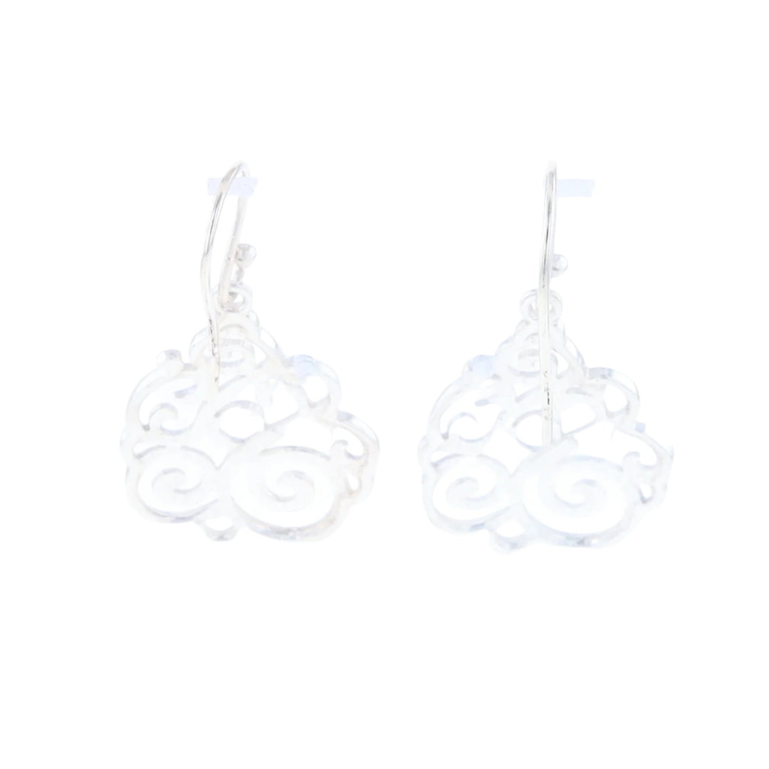 Drop Dangle Swirl Fishhook Earrings