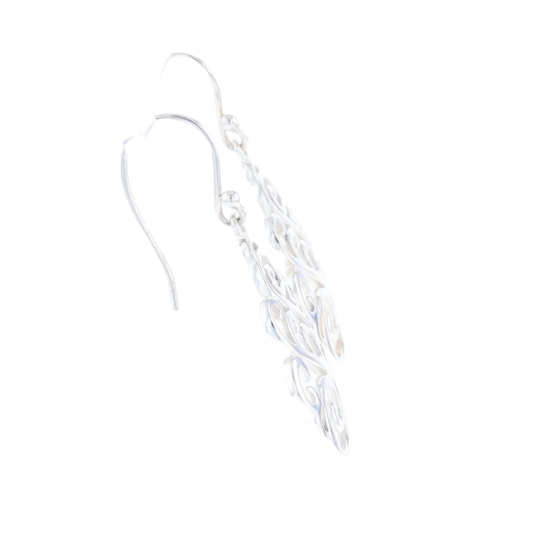 Drop Dangle Swirl Fishhook Earrings