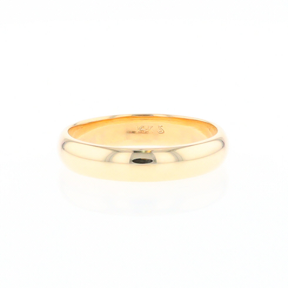 High Polished Comfort Fit Wedding Band